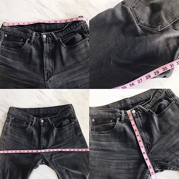 Vintage | Rare Levi’s Distressed 505’s Black Jeans - Picture 7 of 7